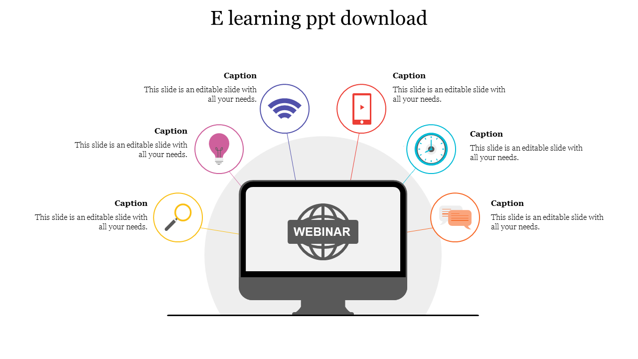 Effective E-Learning PPT Download Slides Presentation